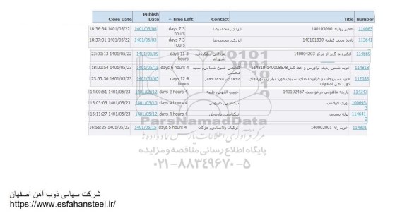 استعلام تعمیر رولیک..