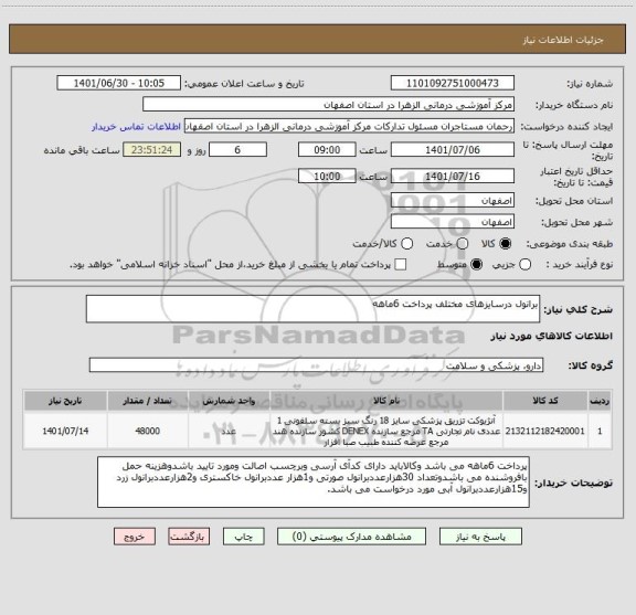 استعلام برانول درسایزهای مختلف پرداخت 6ماهه