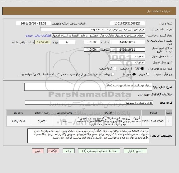 استعلام برانول درسایزهای مختلف پرداخت 6ماهه