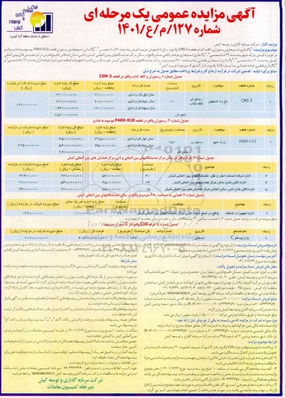 مزایده واگذاری استیجاری رستوران و کافه کتاب و...