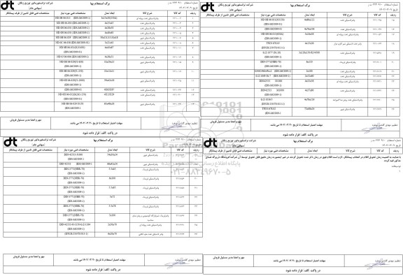 واشر لاستیکی تخت پروانه ای..