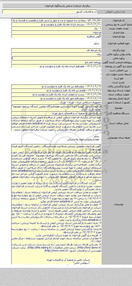 مناقصه, فراخوان ارزیابی کیفی جهت شناسایی تولیدکنندگان وتامین کنندگان پیرامون موضوع 