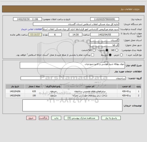 استعلام جوی بهلکه شیخ موسی و کانیو شورحیات