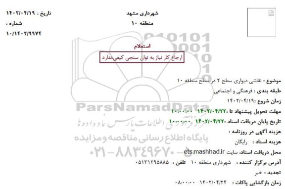 استعلام  نقاشی دیواری سطح 2