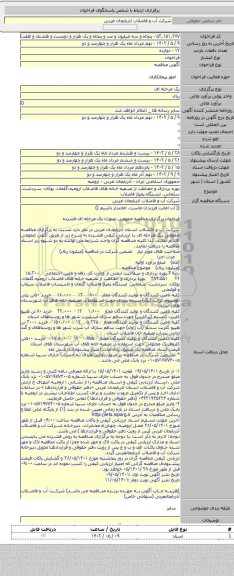 مناقصه, بهره برداری و حفاظت از تصفیه خانه های فاضلاب ارومیه،گلمان، بوکان، سردشت، سلماس، ایستگاه پمپاژ فاضلاب