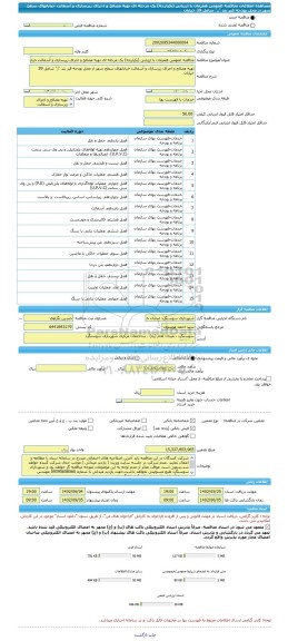 مناقصه، مناقصه عمومی همزمان با ارزیابی (یکپارچه) یک مرحله ای تهیه مصالح و اجرای زیرسازی و آسفالت خیابانهای سطح شهر از محل بودجه قیر بند 