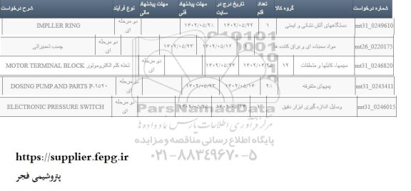 استعلام impller ring