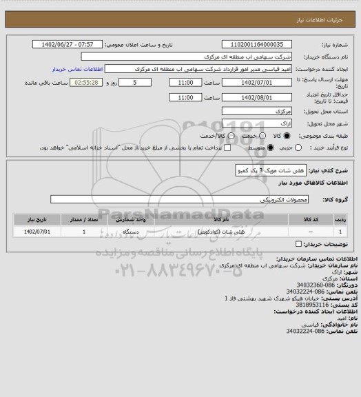 استعلام هلی شات مویک 3 پک کمبو