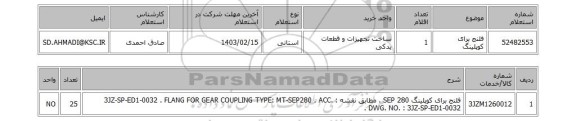 استعلام، فلنج برای کوپلینگ