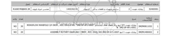 استعلام، روتاری جوینت