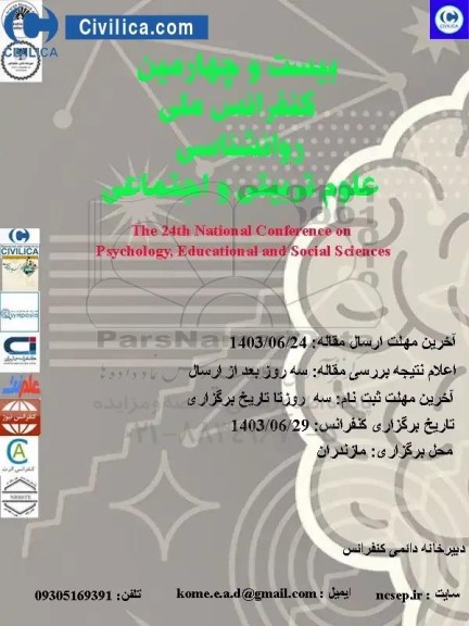 The 24th national conference on psychology educational and social sciences