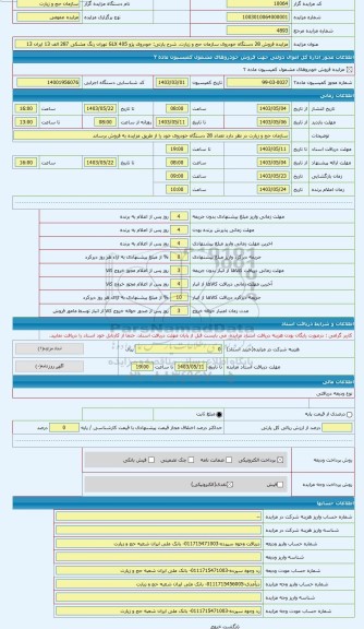 مزایده ، خودروی پژو 405 GLX تهران رنگ مشکی 287 الف 13 ایران 13