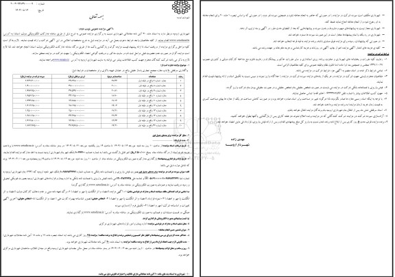 مزایده واگذاری سرقفلی تعداد 10 باب مغازه مجتمع تجاری