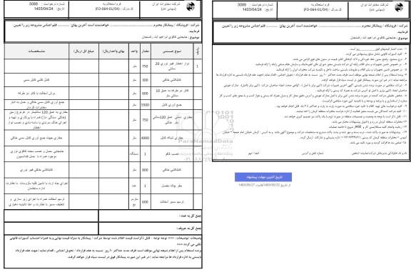 استعلام جابجایی کافوی ابراهیم آباد رفسنجان