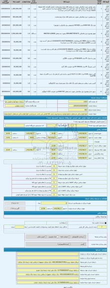 مزایده ، انواع لوازم یدکی مستعمل با وضع موجود و بشرط رویت بازدید کالا الزامی می باشد