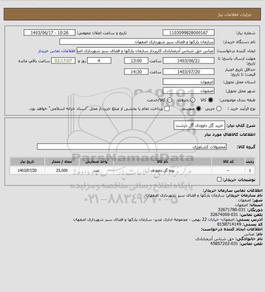 استعلام خرید گل داوودی گل درشت