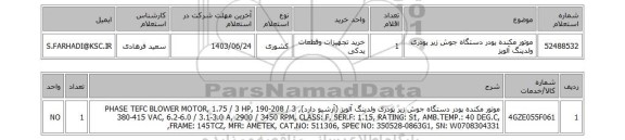 استعلام موتور مکنده پودر دستگاه جوش زیر پودری ولدینگ آلویز