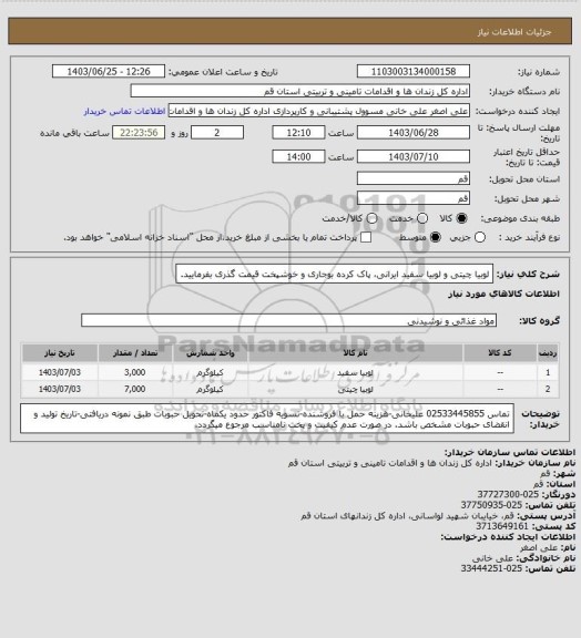 استعلام لوبیا چیتی و لوبیا سفید ایرانی، پاک کرده بوجاری و خوشپخت قیمت گذری بفرمایید.