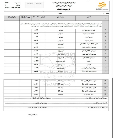 استعلام کلید پوش باتن اضطراری... 