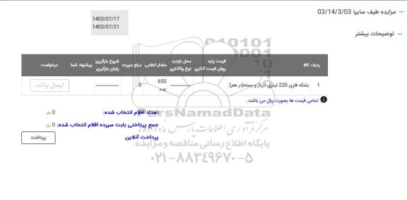 مزایده بشکه فلزی 220 لیتری درباز و بسته (درهم)