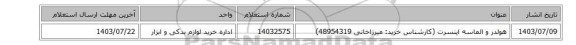 هولدر و الماسه اینسرت (کارشناس خرید: میرزاخانی 48954319)