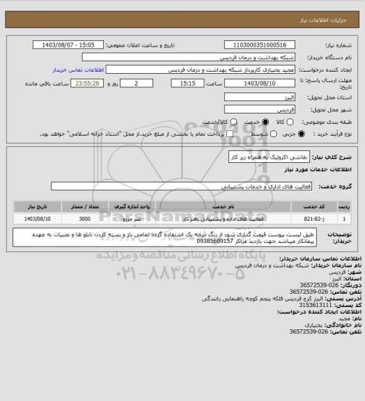 استعلام نقاشی اکرولیک به همراه زیر کار