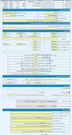 مزایده ، لوازم الکترونیکی و جانبی انبار 3