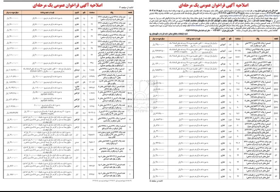 اصلاحیه واگذاری قسمتی از پلاک 259 و ... - نوبت دوم