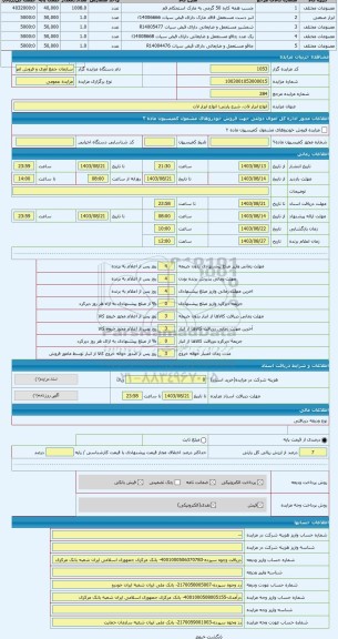 مزایده ، انواع ابزار لات