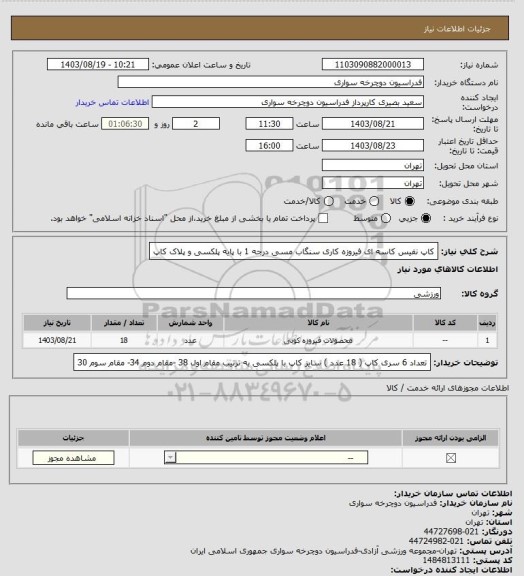 استعلام کاپ نفیس کاسه ای فیروزه کاری سنگاب مسی درجه 1 با پایه پلکسی و پلاک کاپ