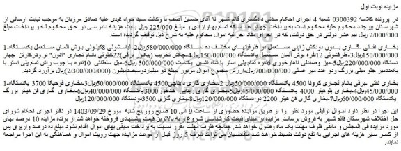 مزایده فروش بخاری نفتی -گازی بدون دودکش ژاپنی مستعمل در ظرفیتهای مختلف ده دستگاه و...