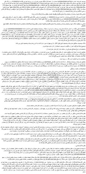 مزایده فروش ششدانگ  یک دستگاه  آپارتمان (نوع ملک طلق) با کاربری مسکونی به شماره 8728 فرعی از 46 اصلی  قطعه 5 تفکیکی