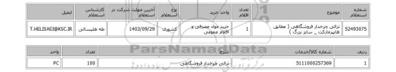 استعلام ترالی چرخدار فروشگاهی ( مطابق هایپرمارکت _ سایز بزرگ )