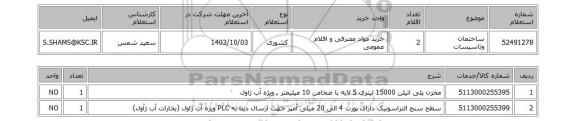 استعلام ساختمان وتاسیسات