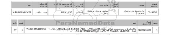 استعلام داکتهای طرح جدید(فوق اضطراری)