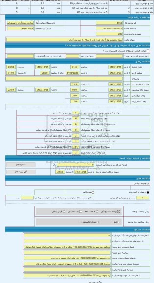 مزایده ، سکه ربع ونیم بهار آزادی