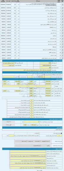 مزایده ، لوازم برقی و غیر برقی و خانگی