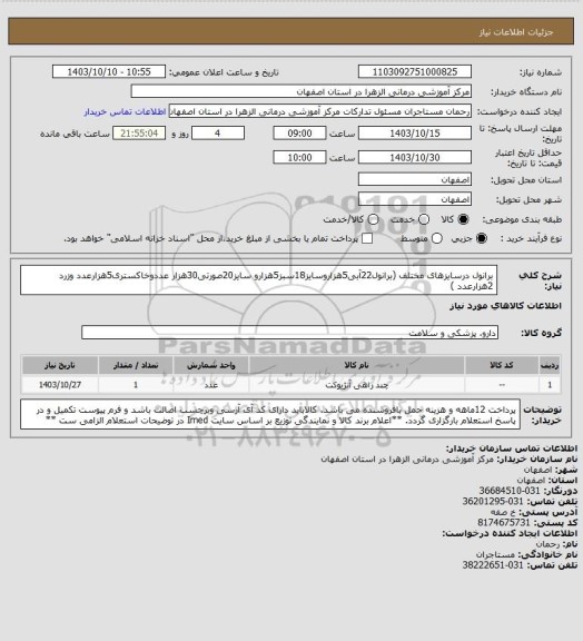 استعلام برانول درسایزهای مختلف (برانول22آبی5هزاروسایز18سبز5هزارو سایز20صورتی30هزار عددوخاکستری5هزارعدد وزرد 2هزارعدد )