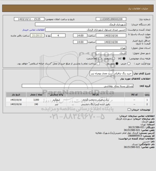 استعلام خرید رنگ ترافیکی سرد ممتاز بهمراه تینر