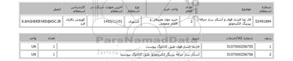 استعلام فاز نما فشار قوی و آشکار ساز جرقه بیرینگ الکترموتور