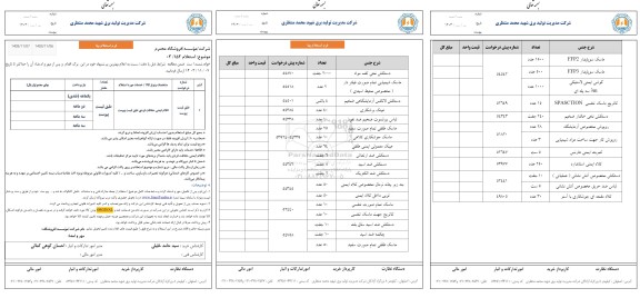 استعلام اقلام ایمنی حفاظت فردی 