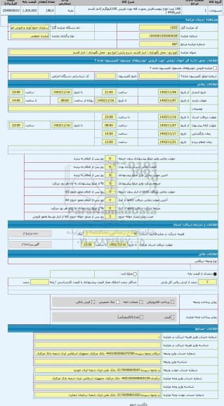 مزایده ، انوع پتو - محل نگهداری : انبار قشم