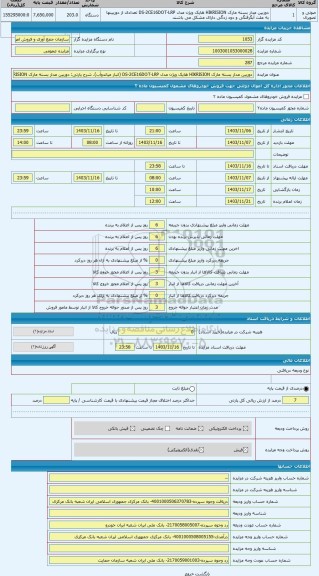 مزایده ، دوربین مدار بسته مارک HIKRISION هایک ویژن مدل DS-2CE16DOT-LRP (انبار میاندوآب)