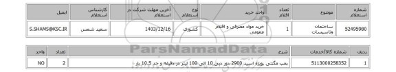 استعلام ساختمان وتاسیسات