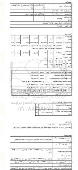 مزایده ، کابل16*4