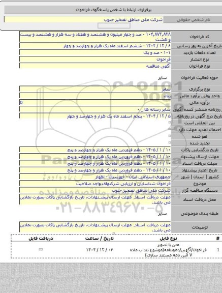 مناقصه, فراخوان شناسایی و ارزیابی شرکتهای واجد صلاحیت