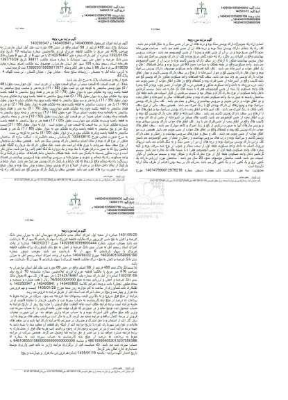 مزایده فروش ششدانگ پلاک ثبتی 400 فرعی از 58 اصلی 