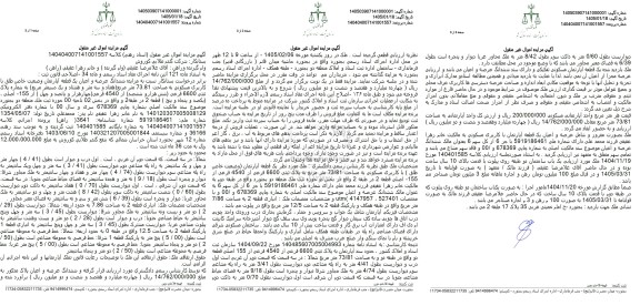 مزایده فروش ششدانگ عرصه و اعیان یک قطعه آپارتمان وضعیت خاص طلق با کاربری مسکونی به مساحت 73.81 متر مربع 