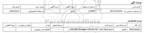 استعلام الکترونیکی، فلانچ