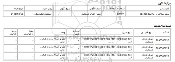استعلام الکترونیکی، تبدیل اتصال مستقیم